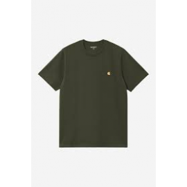 CARHARTT WIP S/S CHASE T-SHIRT OLIVE / GOLD