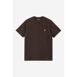 CARHARTT WIP S/S CHASE T-SHIRT TABACCO / GOLD