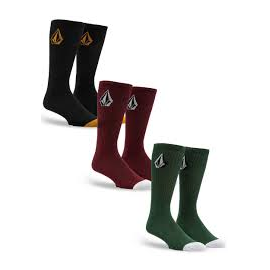 VOLCOM FULL STONE MIX SOCK 3PK MIX