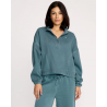 VOLCOM STONE SOFT QUARTIER ZIP EMERALD GREEN