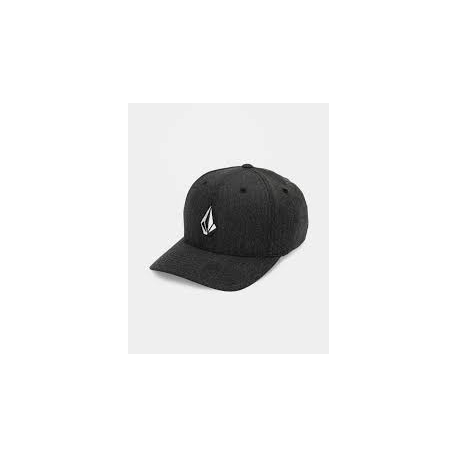 VOLCOM FULL STONE HTHR FLEXFIT HAT CHARCOAL HEATHER 