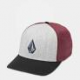 VOLCOM FULL STONE HTHR FLEXFIT HAT DARK SLATE 