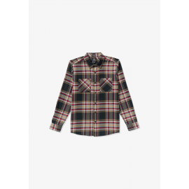 VOLCOM NETASTONE FLANNEL LS ANTIQUE BLACK