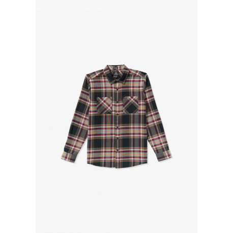 VOLCOM NETASTONE FLANNEL LS ANTIQUE BLACK