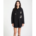 VOLCOM FA VADERETRO DRESS BLACK