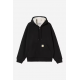 CARHARTT WIP ACTIVE SWEAT JACKET BLACK STONE WASHED