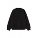CARHARTT WIP DETROIT SWEAT BLACK STONE WASHED
