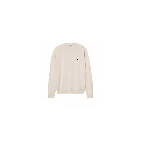 CARHARTT WIP MADISON SWEATER FLEUR DE SEL / BLACK