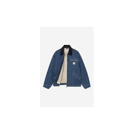 CARHARTT WIP OG DETROIT JACKET BLUE / DARK NAVY STONE WASHED