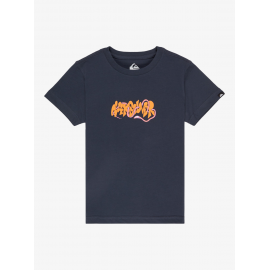 QUIKSILVER ENFANT T-SHIRT EV BLOOMSDAY INDIA INK