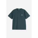 CARHARTT WIP S/S VISTA T-SHIRT DEEP LAGOON GARMENT DYED
