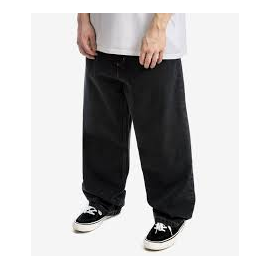CARHARTT WIP BRANDON PANT 100% COTTON BLACK RINSED