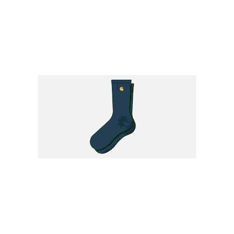 CARHARTT WIP CHASE SOCKS COTTON POLYESTER LAGOON / GOLD