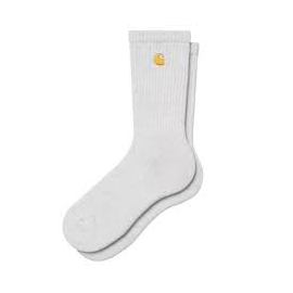 CARHARTT WIP CHASE SOCKS COTTON POLYESTER ASH HEATHER / GOLD