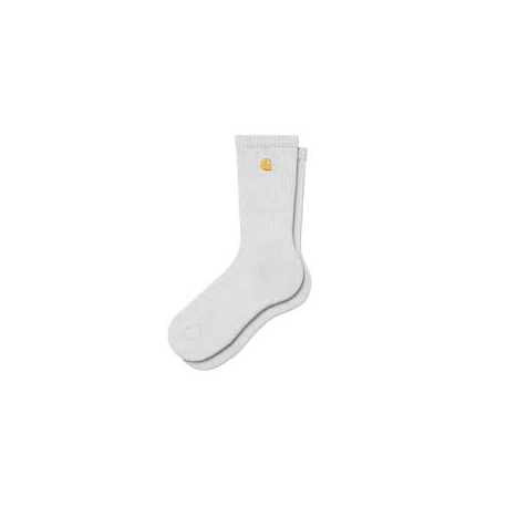 CARHARTT WIP CHASE SOCKS COTTON POLYESTER ASH HEATHER / GOLD