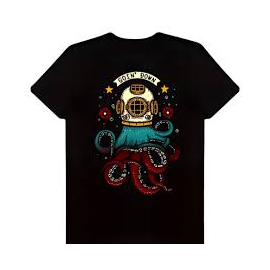 NAO INK TEE-SHIRT GOING DOWN BLACK