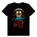 NAO INK TEE-SHIRT GOING DOWN BLACK