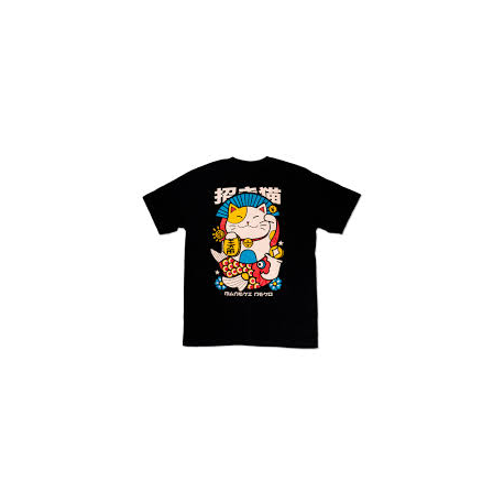 NAO INK TEE-SHIRT MANEKI NEKO BLACK