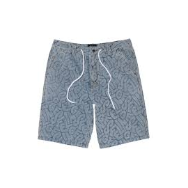 FEELING MARKER SHORTS  BLUE AOP DENIM