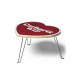 CARHARTT WIP HEART FOLDING TABLE SCARLET / WHITE