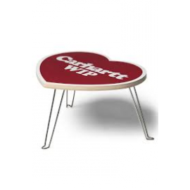 CARHARTT WIP HEART FOLDING TABLE SCARLET / WHITE