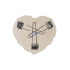 CARHARTT WIP HEART FOLDING TABLE SCARLET / WHITE