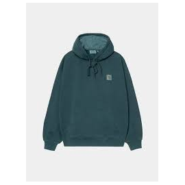 CARHARTT WIP HOODED VISTA SWEAT DEEP LAGOON GARMENT DYED