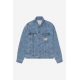 CARHARTT WIP DUCK HELSTON JACKET CAMO DUCK BLUE BLEACHED