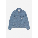 CARHARTT WIP DUCK HELSTON JACKET CAMO DUCK BLUE BLEACHED