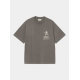 CARHARTT WIP S/S DISTANCE T-SHIRT GRAPHITE STONE DYED