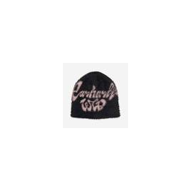 CARHARTT WIP CHEDDA BEANIE BLACK / GLASSY PINK