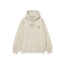 CARHARTT WIP HOODED VISTA SWEAT FLEUR DE SEL GARMENT DYED