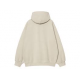 CARHARTT WIP HOODED VISTA SWEAT FLEUR DE SEL GARMENT DYED