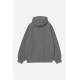 CARHARTT WIP HOODED VISTA SWEAT BLACK GARMENT DYED
