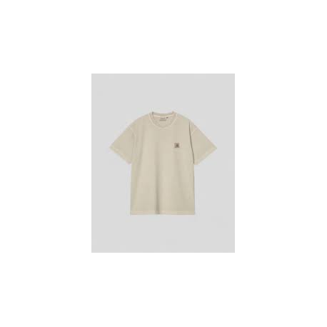 CARHARTT WIP S/S VISTA T-SHIRT FLEUR DE SEL GARMENT DYED