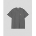 CARHARTT WIP S/S VISTA T-SHIRT BLACK GARMENT DYED