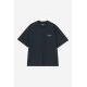 CARHARTT WIP S/S SIGNATURE SCRIPT T-SHIRT DEEP NIGHT / GLASSY PINK
