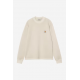 CARHARTT WIP L/S VISTA WAFFLE T-SHIRT FLEUR DE SEL GARMENT DYED