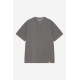 CARHARTT WIP S/S RGGD T-SHIRT BLACK GARMENT DYED