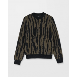 VOLCOM WAZERMOON SWEATER BLACK