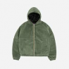 JACKER HOOD CORDUROY JACKET GREEN