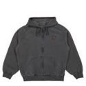 CARHARTT WIP HOODED VISTA SWEAT BLACK GARMENT DYED