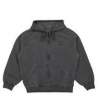 CARHARTT WIP HOODED VISTA SWEAT BLACK GARMENT DYED