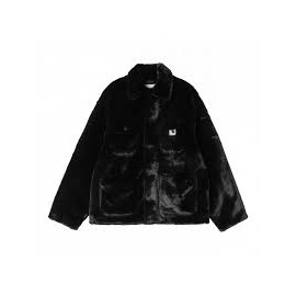 CARHARTT WIP W' OLNEY MICHIGAN COAT BLACK