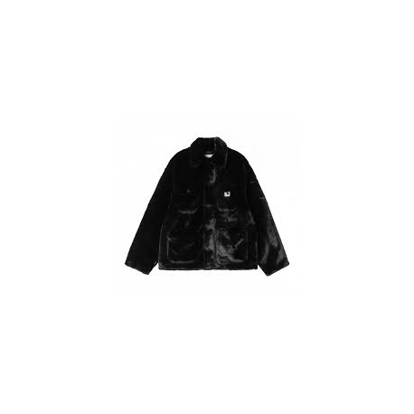 CARHARTT WIP W' OLNEY MICHIGAN COAT BLACK