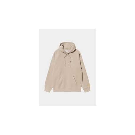 CARHARTT WIP HOODED CHASE SWEAT FLEUR DE SEL / GOLD