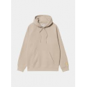 CARHARTT WIP HOODED CHASE SWEAT FLEUR DE SEL / GOLD