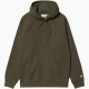 CARHARTT WIP HOODED CHASE SWEAT OLIVE / GOLD
