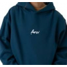 FARCI HOODIE FLANGER JET BLUE