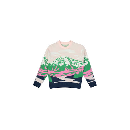 PICTURE WAK KNIT CLOUDY LANDSCAPE WOMEN